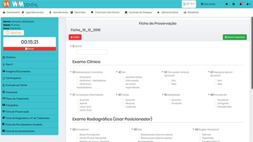 Fichas Clínicas Personalizáveis